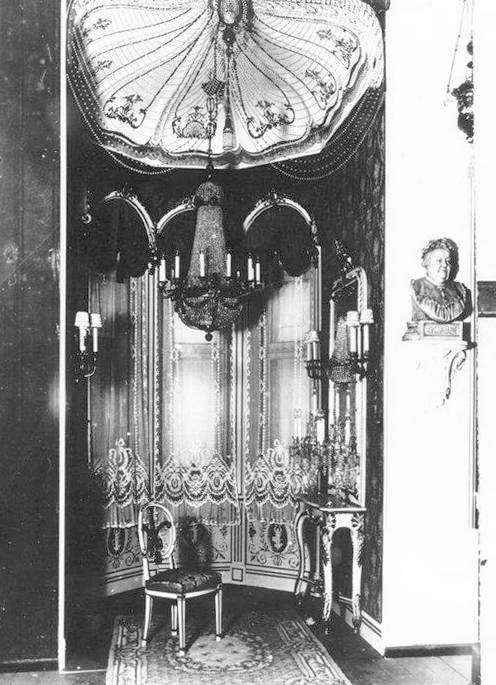 Historic chandelier in an interior